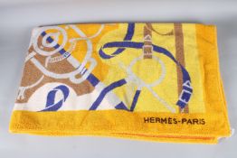 A LARGE HERMES TOWEL, boxed.