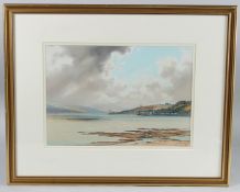 GEORGE TREVOR Estuary landscape, possibly Devon. watercolour, signed, 24.5 x 35cm