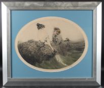 LOUIS ICART (1888-1950) Temptation (1921) etching, aquatint 37.5 x 49 cm