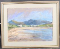 KEN WOODFIELD 'Balnakeil Bay' pastel on paper, signed, 31.5 x 42cm