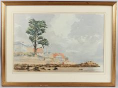 JACK AMEY Coastal view, watercolour, signed, 33 x 51.5cm