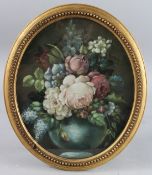 ENGLISH SCHOOL (LATE 19TH / EARLY 20TH CENTURY) Still life of mixed flowers, oil on artist's