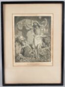 THE BRITISH ART CO. LTD. AFTER HOLMAN HUNT 'The Shadow of Death' photogravure, 24 x 19cm