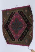 AN OTTOMAN LEBANON TEXTILE. 46cms x 42cms.