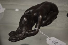 Tom Greenshields, Chrissie drying her Hair, 2000, bronze resin.