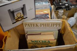 Books on watches.