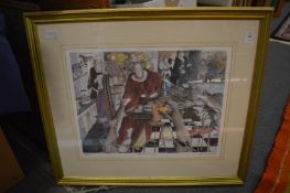 Two decorative prints.