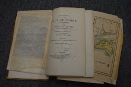 20William Cooke, a new picture of the Isle of Wight, London 1808 (partly disbound).