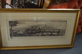 After Samuel and Nathaniel Buck, The South West Prospect of Guildford, engraving.