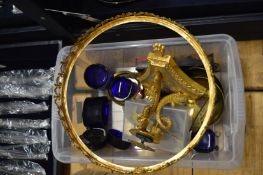 Various ormolu mounts and other fittings.