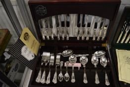A George Butler canteen of cutlery.