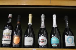 Bottle of Champagne etc.