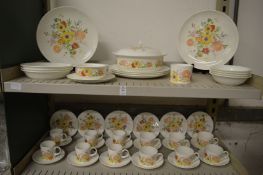 A Wedgwood Summer Bouquet part dinner and tea service.