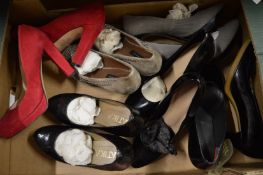 Collection of designer and other ladies shoes, majority size 38.