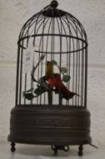 A singing bird cage automaton.