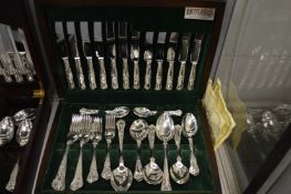 A George Butler canteen of cutlery.