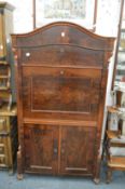 A 19th century French mahogany secretaire abattant.