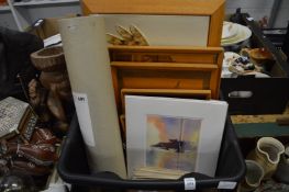 Inlaid pictures and other items.