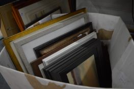 A group of decorative paintings, prints etc.