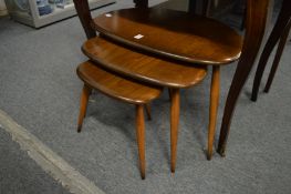 An Ercol Pebble nest of tables.