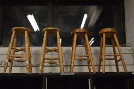 Two pairs of stools.