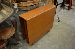 Modern teak folding table.