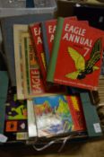 Eagle annuals and other items.