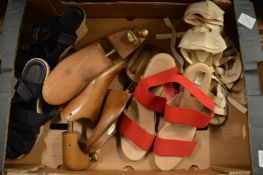 Collection of designer and other ladies shoes, majority size 38.