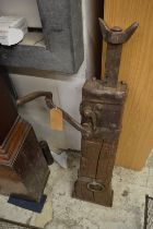 An early cart jack.