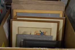 A group of decorative paintings and prints etc.