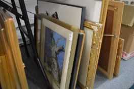 A collection of decorative watercolours, prints etc.