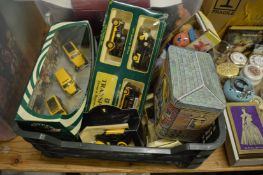 Collectors model cars etc.