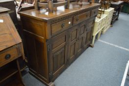 An oak dresser.