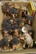 A large quantity of model trolls.