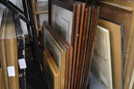 Various sporting and other prints.