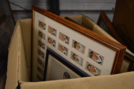Sporting related prints, cigarette cards etc.