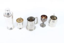 FIVE VARIOUS POLO TROPHIES. OXFORD & CAMBRIDGE 1967 & 1968, HAM POLO TROPHY 1977, ROYAL COUNTY OF