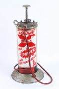 A LARGE GENUINE REDEX PUMP for power. 64cms high.