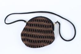 A SALVATORE FERRAGAMO EVENING BAG. 20cms long.