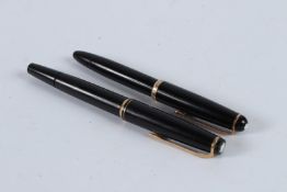 TWO MONT BLANC PENS.