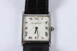 A JAEGER LECOULTRE WRISTWATCH in a box.