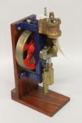 AN OSCILLATING BOILER FEED PUMP (SCOTCH CRANK), suitable for a steam vessel. 48cms x 16cms.