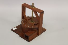 A MODEL OF A TURBINE FROM A FRENCH MILL. 27cms x 23cms.