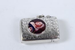 A SILVER 1901 QUEEN VICTORIA VESTA.