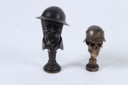 TWO WWI TAMPERS / SEALS.