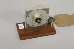 A MODEL OF A TESLA TURBINE. 15cms x 17cms.