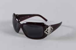 A PAIR OF BULGARI SUNGLASSES.