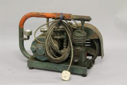 A WAR TIME STUART TURNER GENERATING SET, with slide valve.