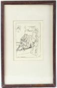 WALTER RICHARD SICKERT (1860-1942) 'Wellington House' etching 15 x 11cm