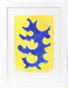 WILLIAM GEAR (1915-1997) Abstract mixed media on paper signed and dated '75 38 x 26cm